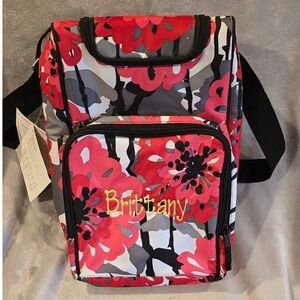 Thirty-One Pack n' Pour Thermal Set Insulated Lunch Bag Floral "Brittany"